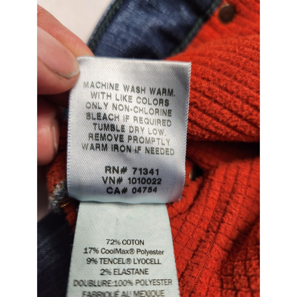 L.L.Bean Jeans Mens 30x32 Blue Classic Fit Fleece Lined Insulated Winter Denim - Picture 4 of 13